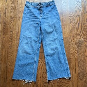 Mango Catherine Culotte Blue Jeans